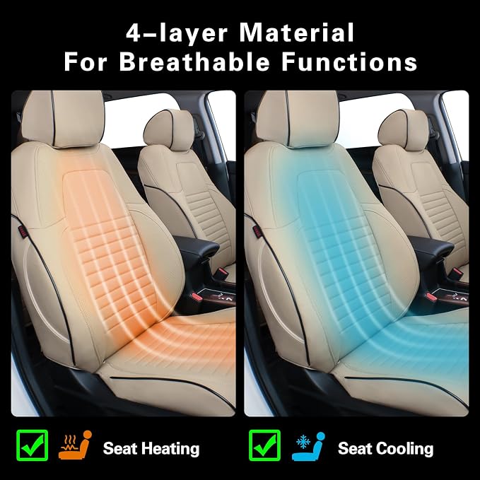 EKR Accord Seat Covers for Cars Honda Accord LX 2018 2019 2020 2021 2022 - Image 6