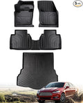 for 2016-2013 Ford Fusion Floor Mats Cargo Liner S SE Titanium Rubber Trunk by DrCarNow