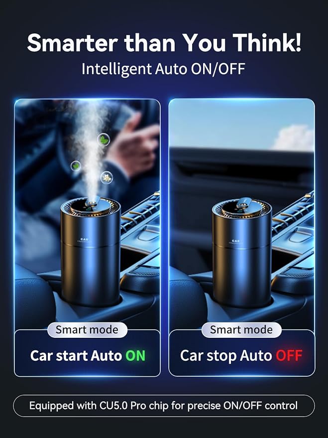 Ceeniu Smart Car Air Fresheners, Sweet Vanilla Scent, A New Smell Experience by - Image 4