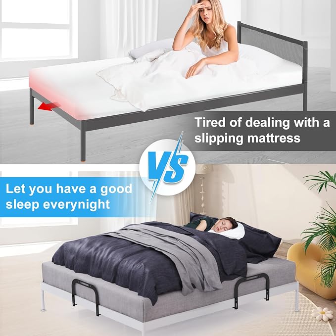 YUOROS Mattress Retainer Bar Keep Mattress Stopper from Sliding Slide Stopper - Image 2