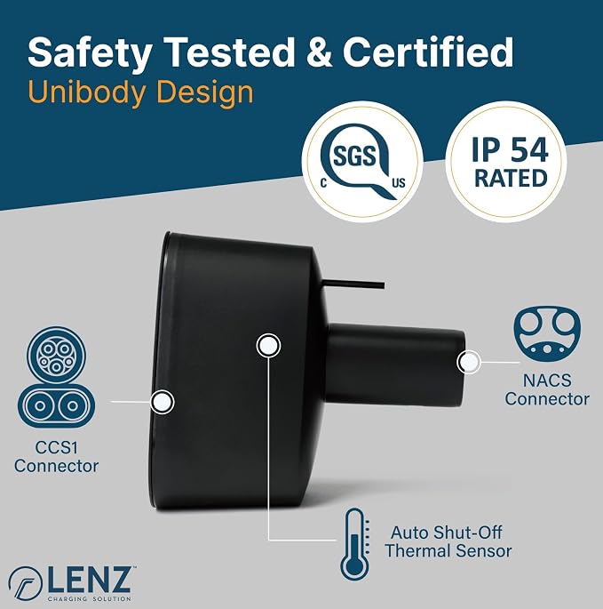 LENZ CCS1 to Tesla EV Charging Adapter – - Image 4