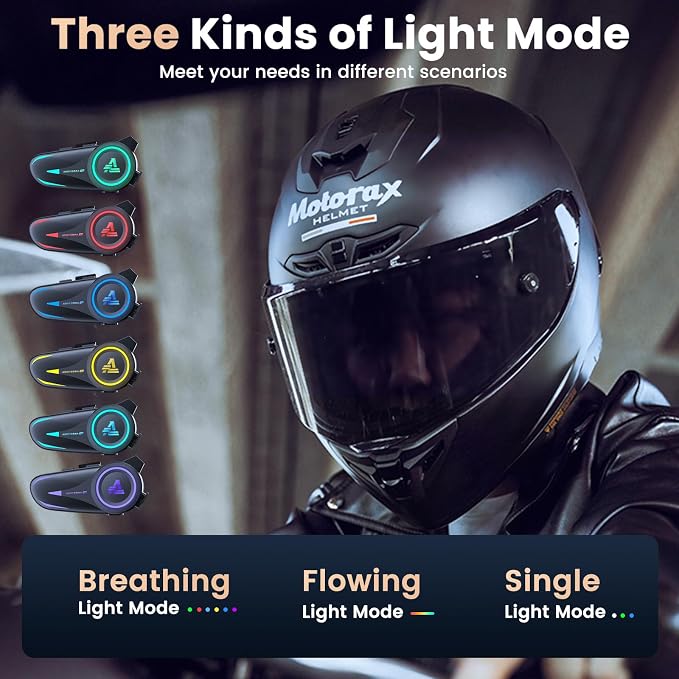 1200mAh Motorcycle Helmet Bluetooth Headset - Image 6
