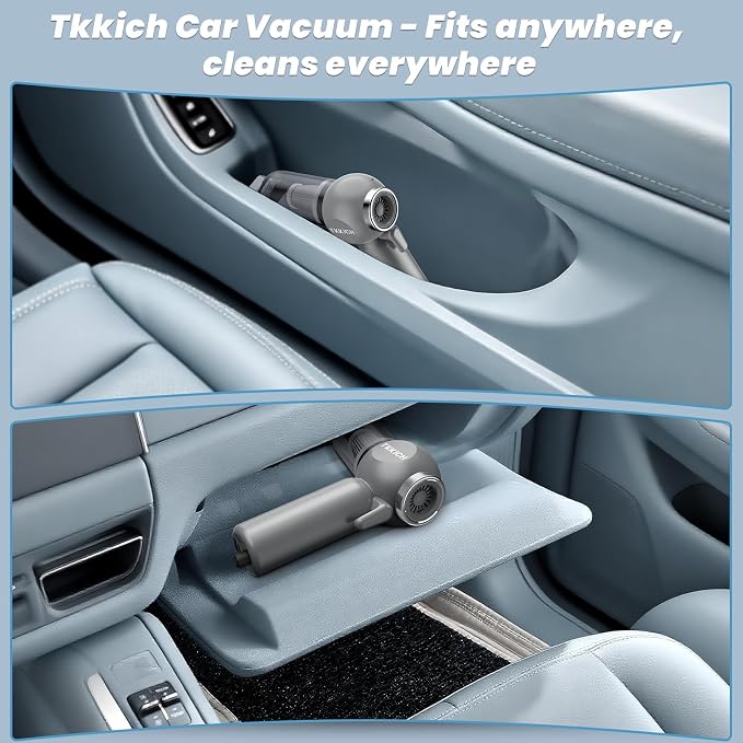 Car Vacuum Portable Cordless, 3 Suction Modes, Portable Mini Cordless Cleaner - Image 5