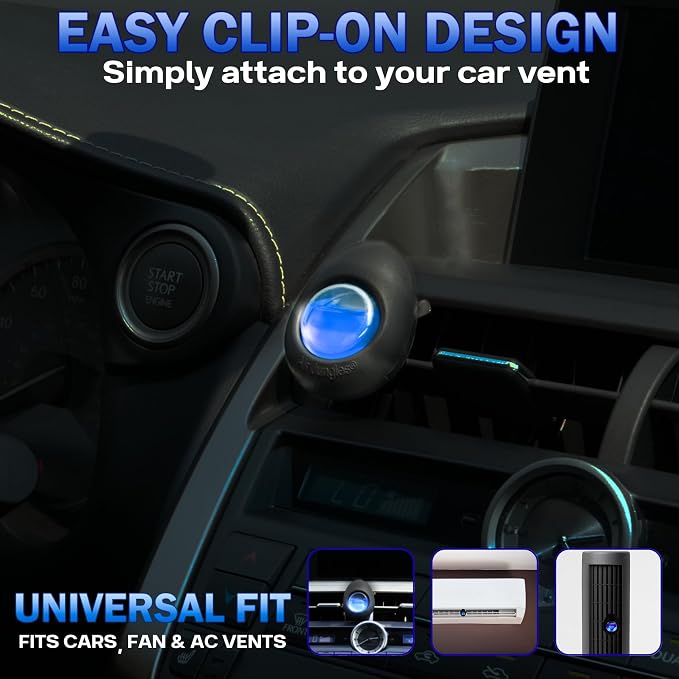 Air Jungles Car Air Freshener Vent Clip 3 Count, Ocean Scent, 4 ml Each - Image 6