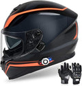 Bluetooth Motorcycle Helmet FreedConn BM12 DOT Full Face Bluetooth Helmets by FreedConn