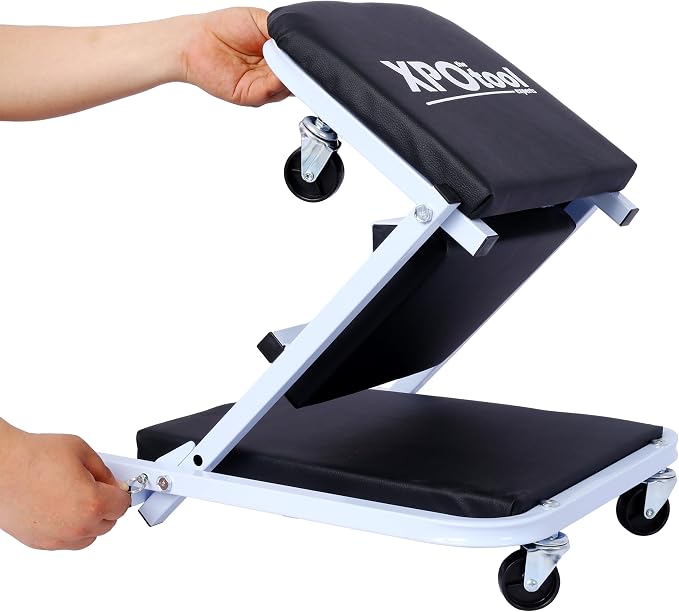 Mechanic Creeper and Stool, 2-in-1 Garage Tool, 300 lbs Capacity, Low Profile - Image 6