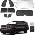 TINGLU Window Shades for Chevrolet Tahoe 2015-2020 Accessories Car Side Full by TINGLU