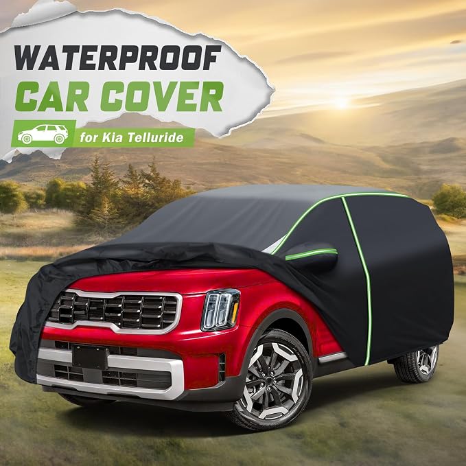 Mixsuper Liner Car Cover for Kia Telluride 2020-2026, 7 Layers Waterproof Car - Image 2