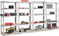 ERGOMASTER 72" Storage Shelves, Heavy Duty Steel Frame 5-Tier Garage Shelf by ERGOMASTER