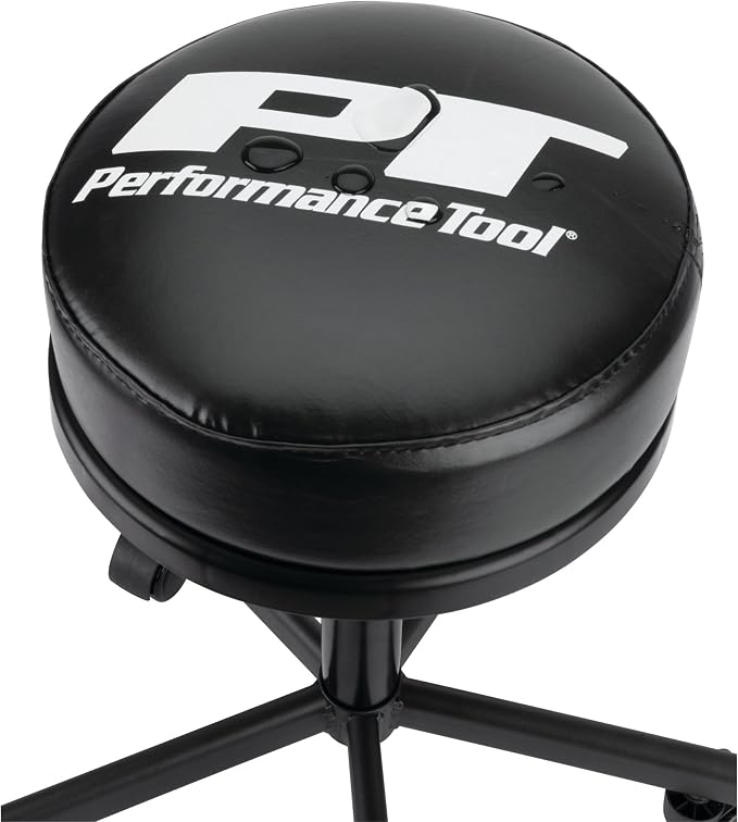 Performance Tool W85033 Extra-Thick Big Top Pneumatic Rolling Shop Stool - Image 5