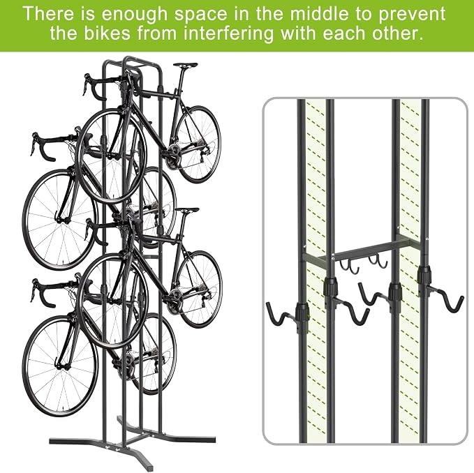 Dolibest 4-Legged Bike Racks Stands - Image 3