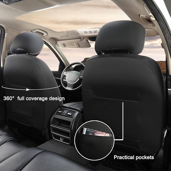 GIANT PANDA Front Seat Cover for Nissan, 3D Air Mesh Car Seat Covers Custom Fit - Image 6
