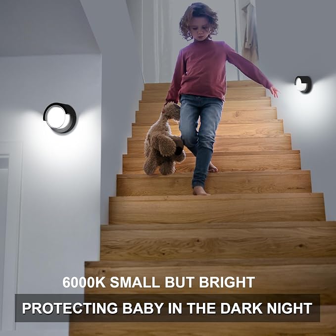 Porch Light Outdoor, 6000K Daylight Small Waterproof Anti Rust LED Wall Lights - Image 6