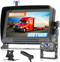 Hikity Wireless Backup Camera Trucks -7 Inch HD 1080P Rear View Camera Monitor by Hikity