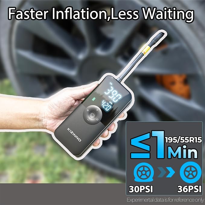 Tire Inflator Portable Air Compressor - Image 2