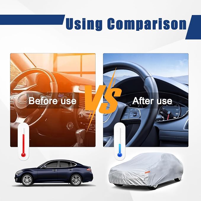 Kayme 6 Layers Car Cover Custom Fit - Image 4