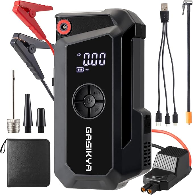 TM16K2 Car Jump Starter 8000A Jump Starter Battery Pack by GASIKYA