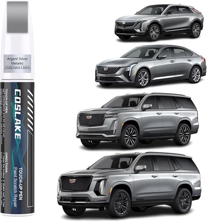 Car Touch Up Paint) for Cadillac, Car Paint Scratch Repair Kit, Quick & Easy by COSLAKE