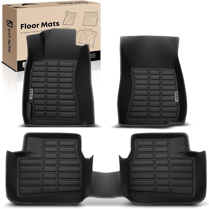YHTAUTO Floor Mats Fit 2009-2013 Subaru Forester, TPE All Weather Car Mats by YHTAUTO