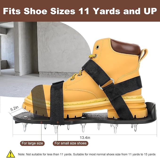Epoxy Floor Spiked Shoes Fully Assembled Gunite Spiked Shoes - Image 2