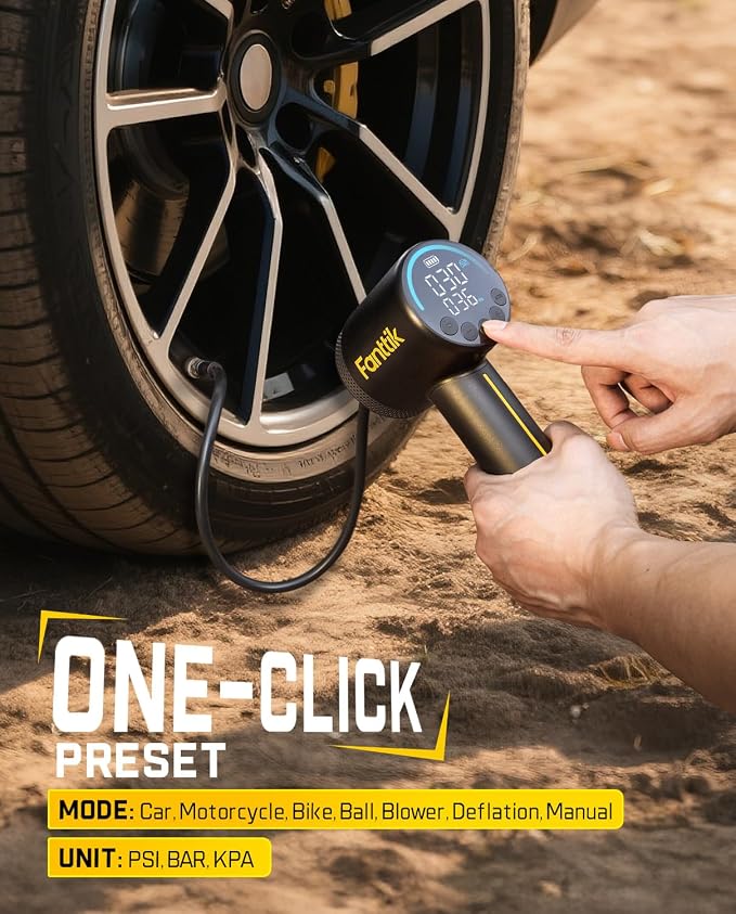 Fanttik X9 Classic Tire Inflator Portable Air Compressor - Image 6