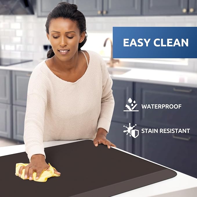 KitchenClouds Kitchen Mat Cushioned Anti Fatigue Rug 20"x39" Waterproof - Image 3
