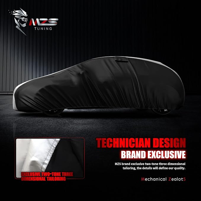MZS Hatchback Car Cover for Automobiles, All Weather Waterproof Protection - Image 6