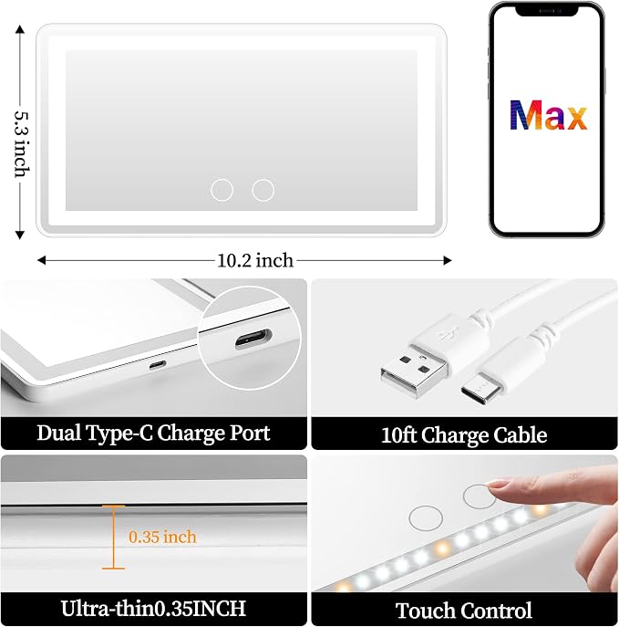Car Sun Visor Vanity Mirror - Image 4