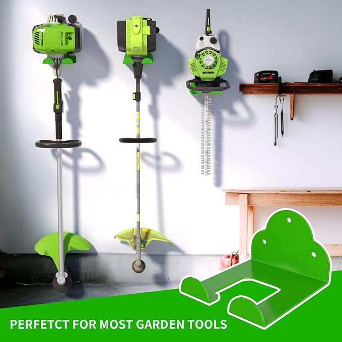 Trimmer Rack Wall Mount, Heavy Duty Weed Eater Hanger - Image 7
