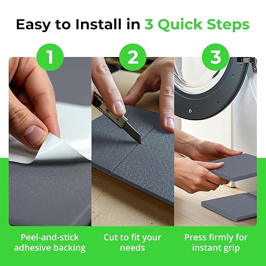 XCEL Set of 4 Gray Multi-Purpose Anti-Vibration Pads - Image 6