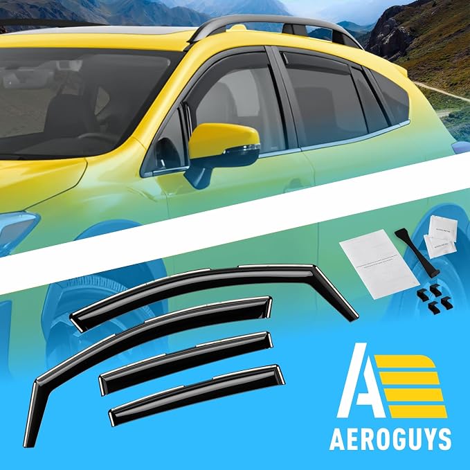 Extra Durable Window Deflectors in-Channel Window Visors Rain Guards Fit - Image 8