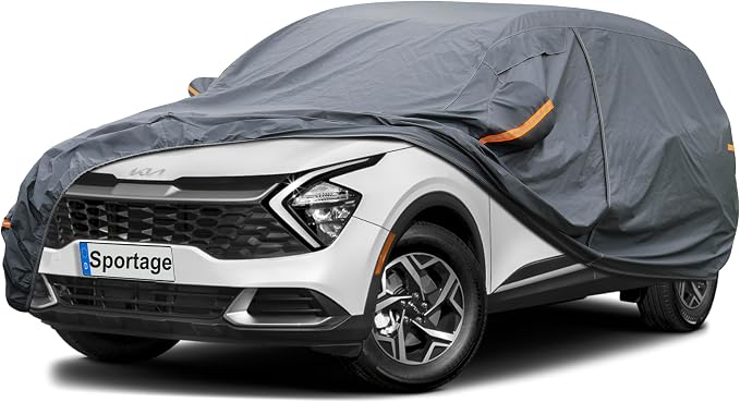 Premium Car Cover Custom Fit Kia Sportage, 16 Layers Heavy Duty Car Cover by GUNHYI