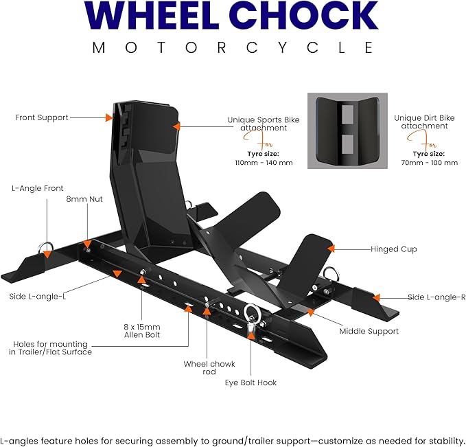 GRAND PITSTOP Universal Wheel Chock - Image 2