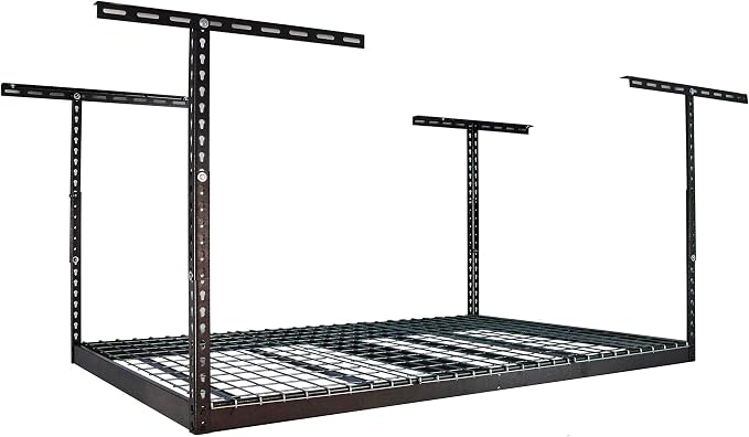 MonsterRax Overhead Garage Storage Racks 4x6 Ceiling Mounted Shelving, by MonsterRAXStorageSolutions