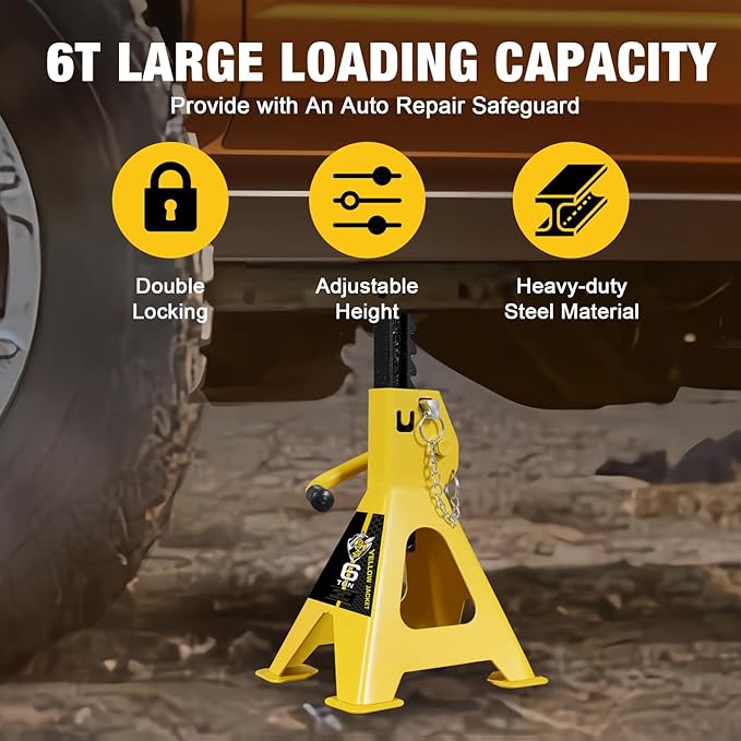 YELLOW JACKET Jack Stands 6 Ton - Image 2