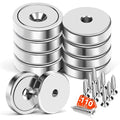 MIKEDE Strong Magnets Heavy Duty, 110LB Neodymium Cup Magnets by MIKEDE