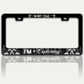 I'm Not Lost I'm Exploring License Plate Frame Adventure Forest License Plate by RTINRAN