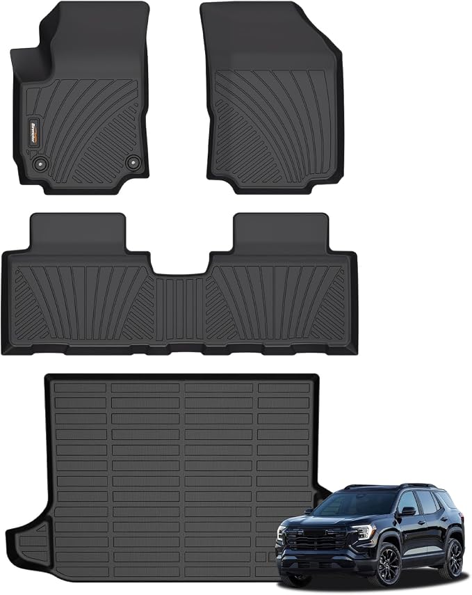 Binmotor-Floor Mats Cargo Liner Set by VisittheBinmotor