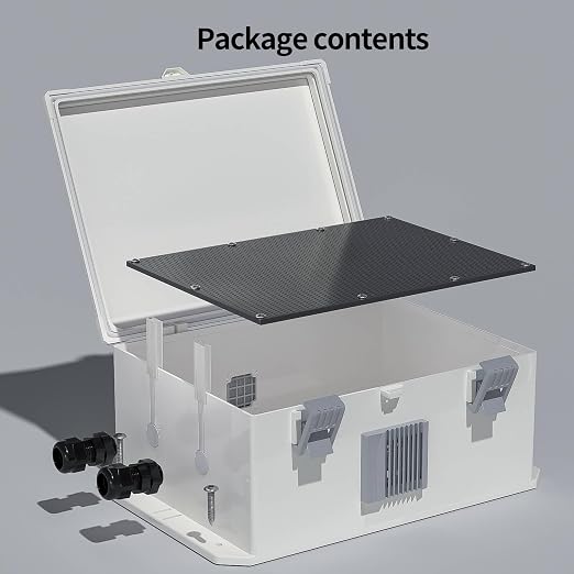 Outdoor Electrical Junction Box, ABS Water Resistant Enclosure - Image 4