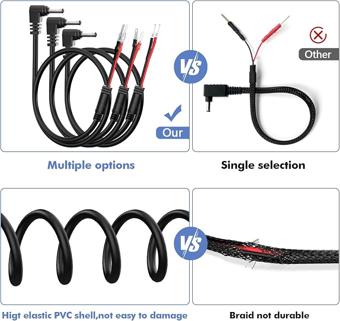 Radar Detector Hardwire Power Cord, Rearview Mirror Plug Cable, - Image 5