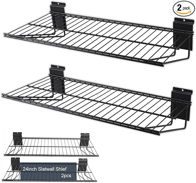 Slatwall Panel Garage Organizer PVC Slatwall Heavy Duty Wall Mounted Rack by BRITINE