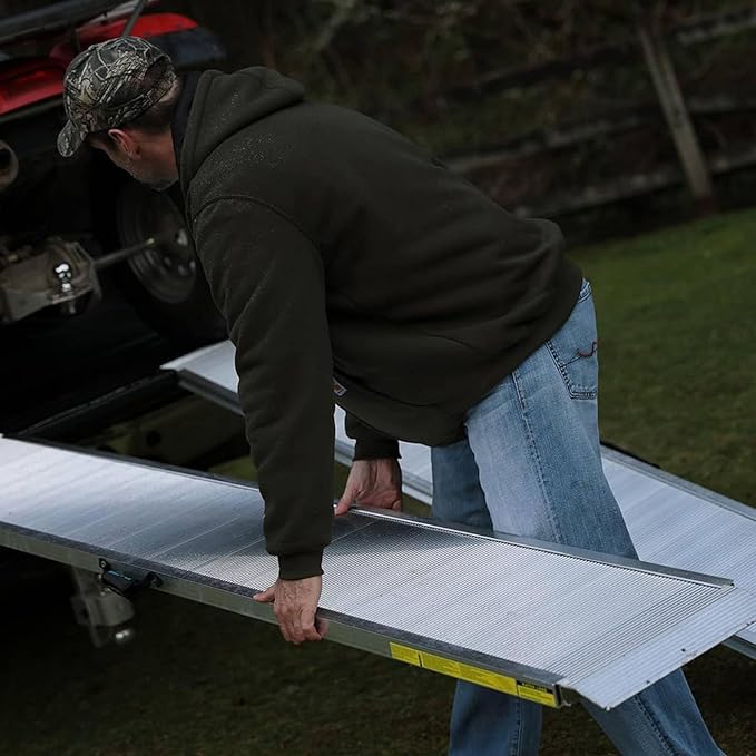 EZ-ACCESS TRAVERSE 2 Foot Durable Aluminum Singlefold Edgeless Curbless - Image 2