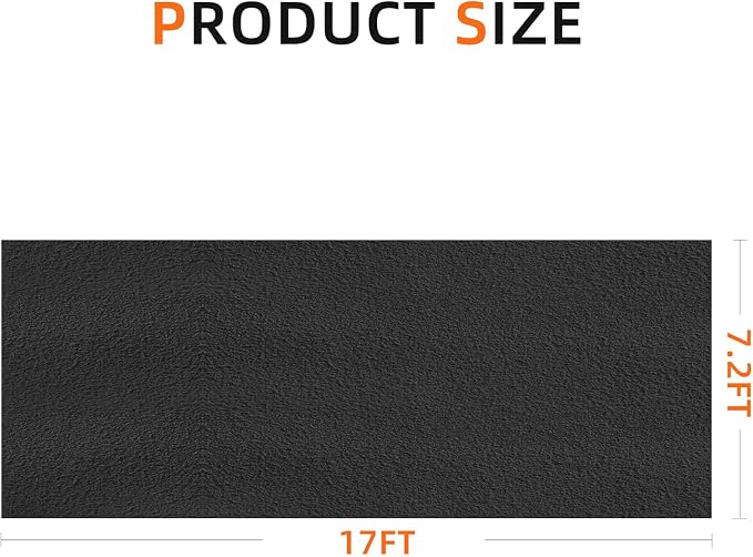 Garage mats for Floor Upgraded, 17 x 7.4 Ft, Garage Floor mats for Under car - Image 2