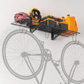 1x4 ft Garage Shelving with 6 Bike Hooks, Pantry Storage, 150 lbs Total Load by eShelf