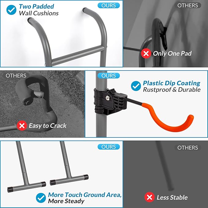 Suchtale 2 Bike Rack, Bicycle Rack, Bike Storage Rack - Image 6