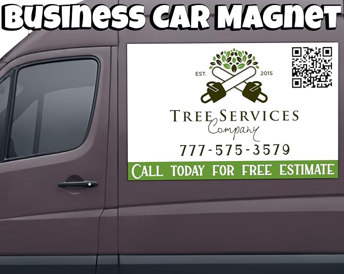 My Happy Customized Gifts Custom and Professional Logo Magnet Sign Personalized - Image 6