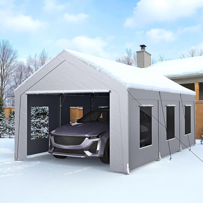 Carport 12x20 ft Heavy Duty, Car Port - Image 8