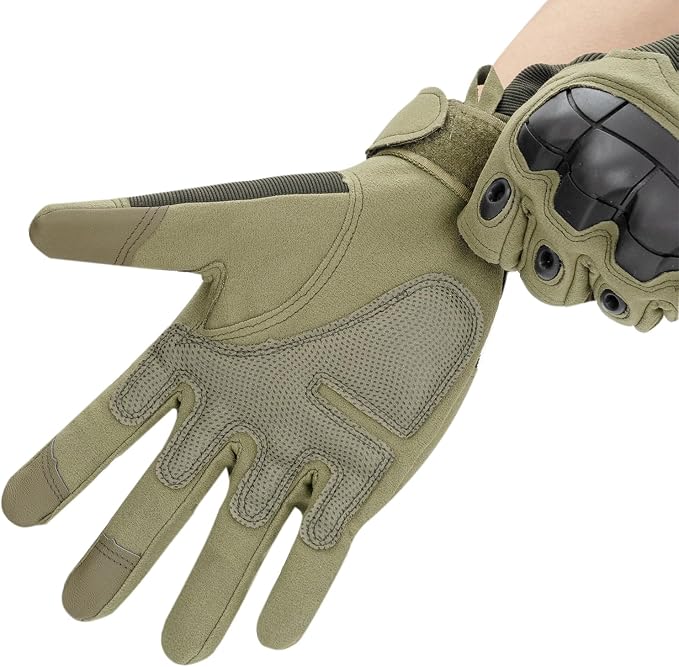 Touchscreen Tactical Gloves for Outdoor Protection Gloves, Motorcycle Riding - Image 3