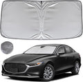 KAYZT Windshield Sun Shade for 2019-2025 2026 Mazda 3 Hatchback Sedan Foldable by KAYZT