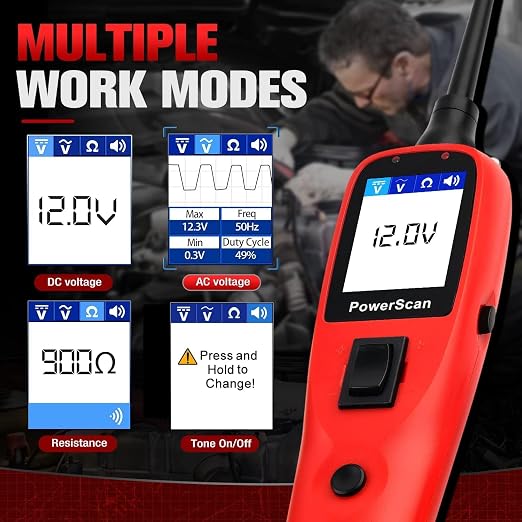 Autel PowerScan PS100 Power Circuit Probe Kit - 12V 24V Car Circuit System - Image 3